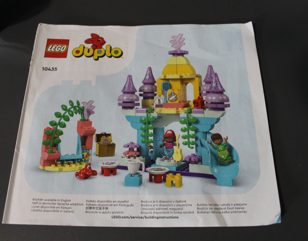 LEGO® DUPLO® Disney 10435 Arielin kouzelný podmořský palác