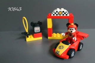 Lego® Duplo® Mickey Mouse a jeho závodní auto 10843