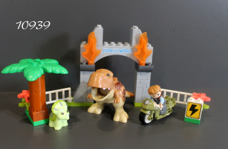 LEGO® DUPLO® 10939 T-Rex a Triceratops na útěku